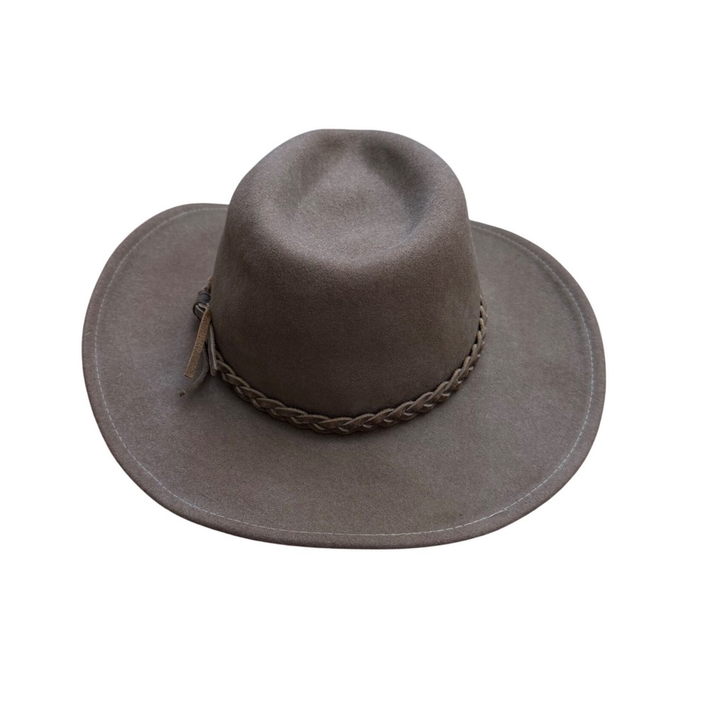 Bailey Western Switchback Brown LiteFelt Wool Hat Medium Water Repellent USA